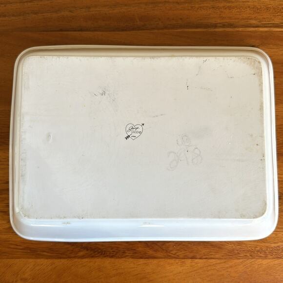 Blue farm Animal baking dish George Good Japan Duck chicken cow casserole dish‎ - Picture 4 of 4